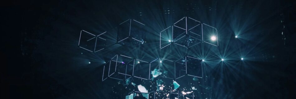 geometric shape digital wallpaper