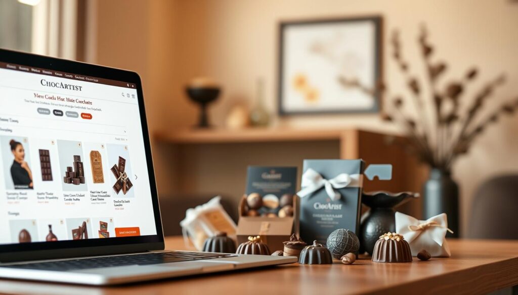 chocartist online shopping experience