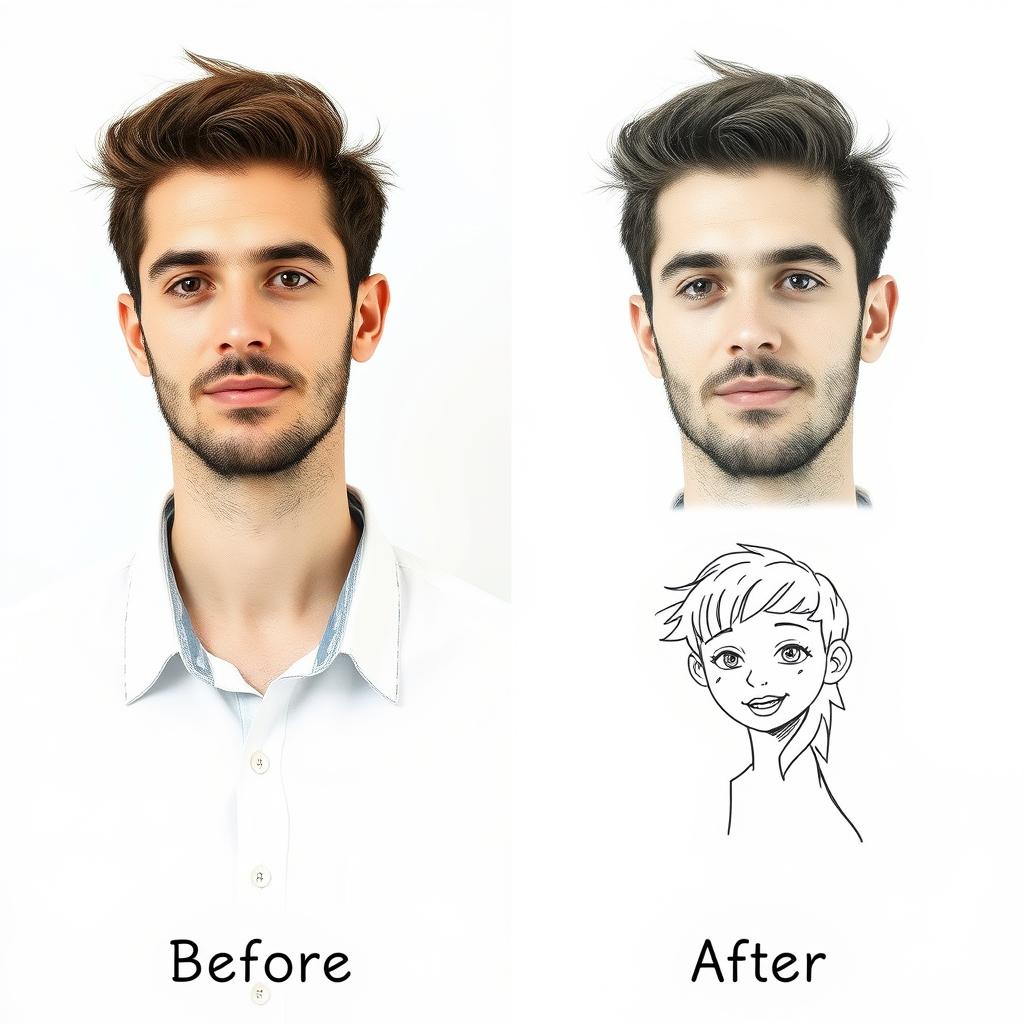 Image to sketch converter in Instadoodle.com