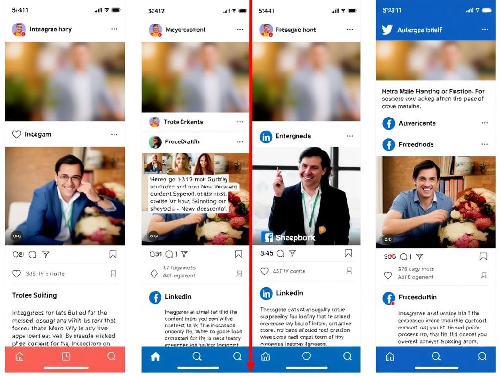 Content generator creating diverse social media posts for different platforms Content generator creating diverse social media posts for different platforms