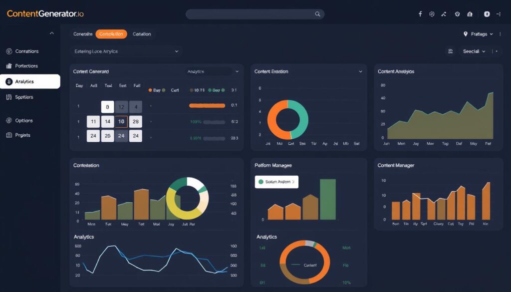 ContentGenerator.io dashboard showing complete social media automation ContentGenerator.io dashboard showing complete social media automation