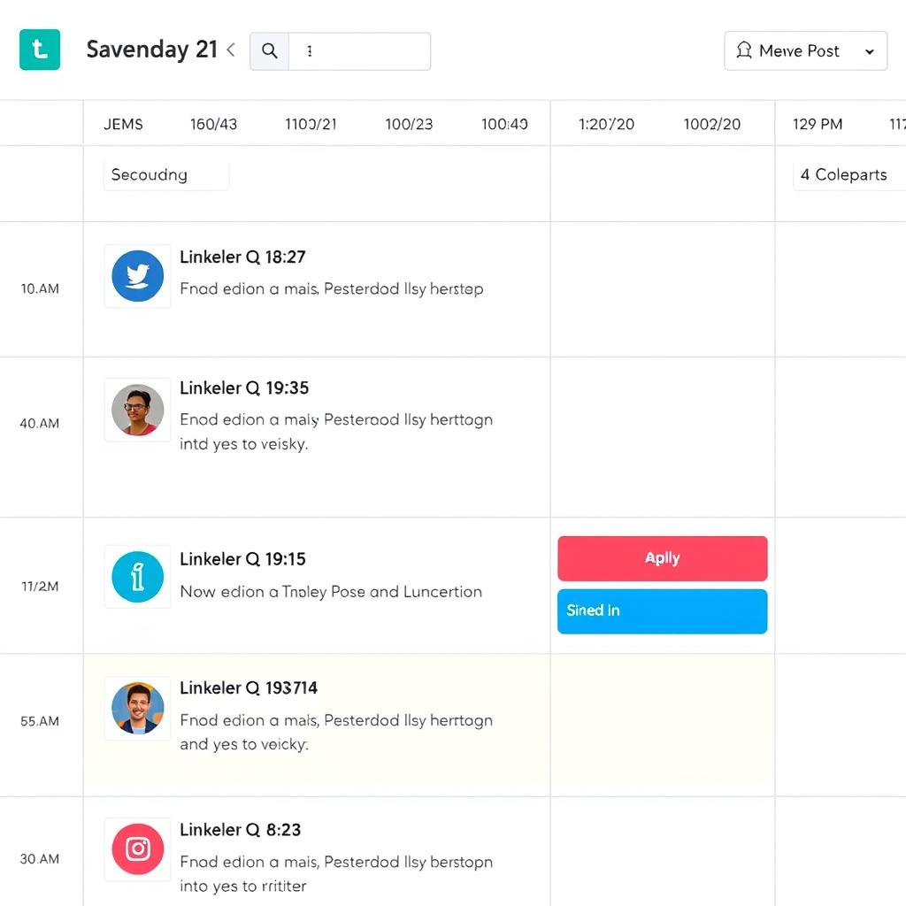 Multi-platform scheduling calendar for social media Multi-platform scheduling calendar for social media
