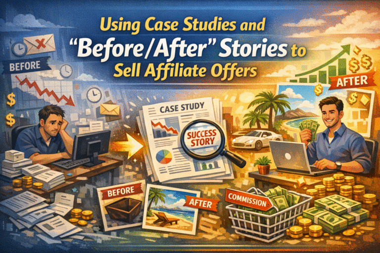 Using Case Studies and “Before/After” Stories to Sell Affiliate Offers